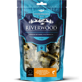 Riverwood Kuivatut lohennahkapalat koiralle ja kissalle 100 g