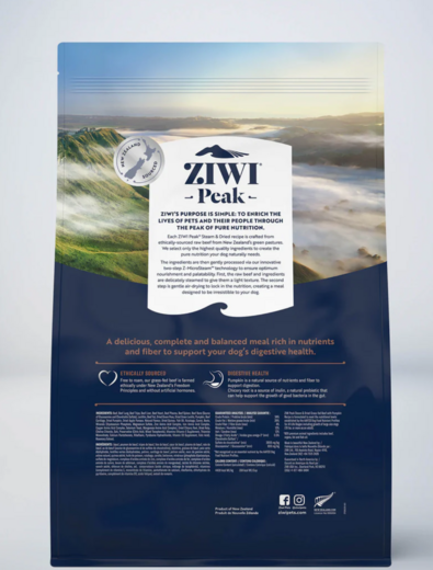 ZiwiPeak Steam & Dried Nauta Koiralle
