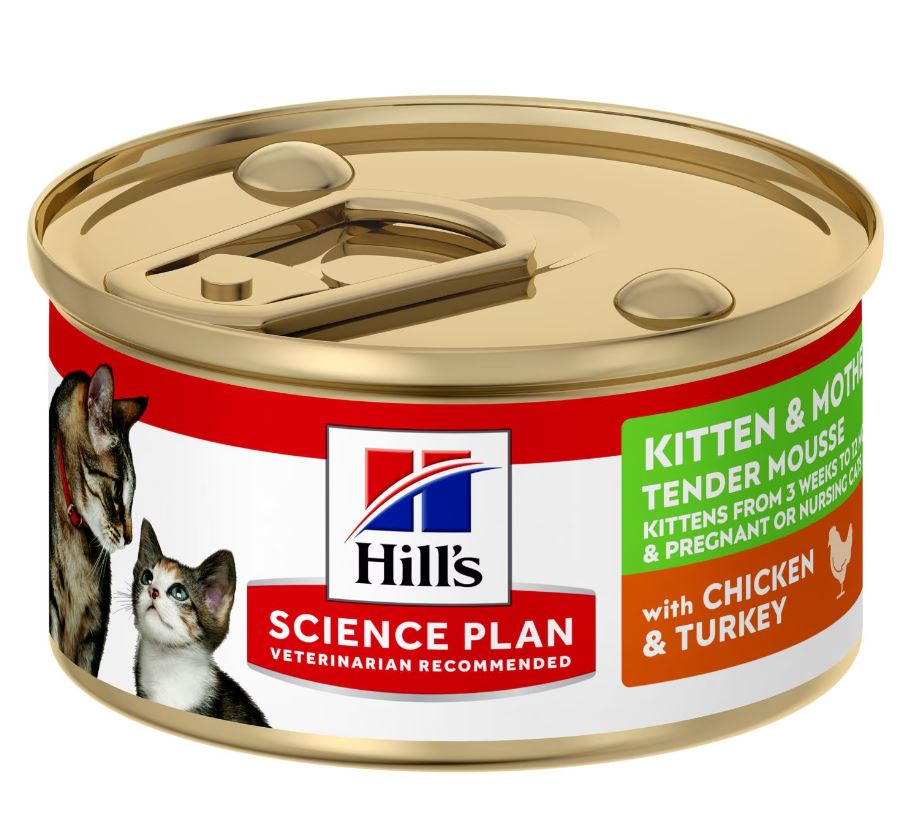 Hill's SP Kitten & Mother Tender Mousse with Chicken & Turkey kissalle 12 x 85 g