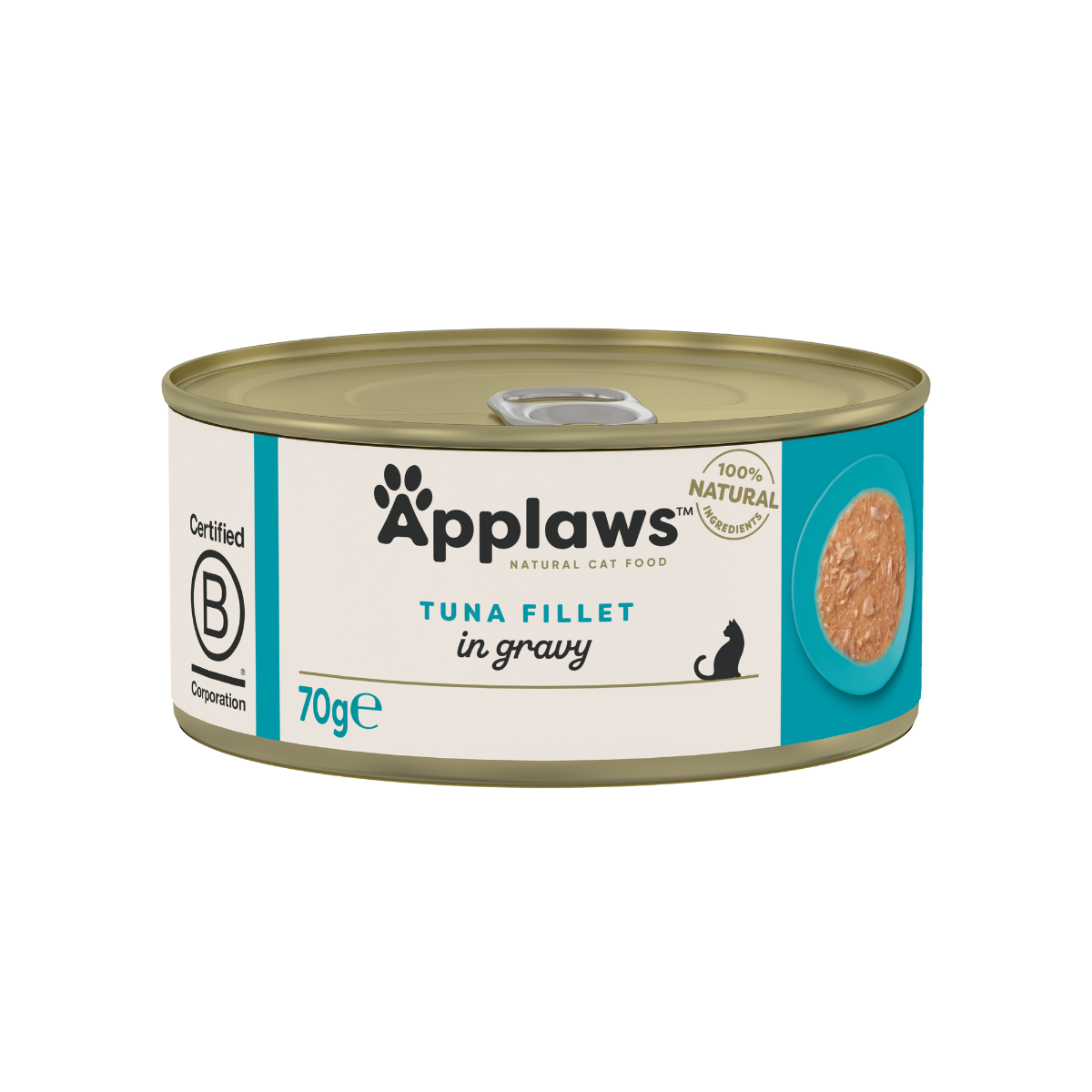 Applaws Kissa Tonnikala purkki 70g MAISTELUPAKKAUS