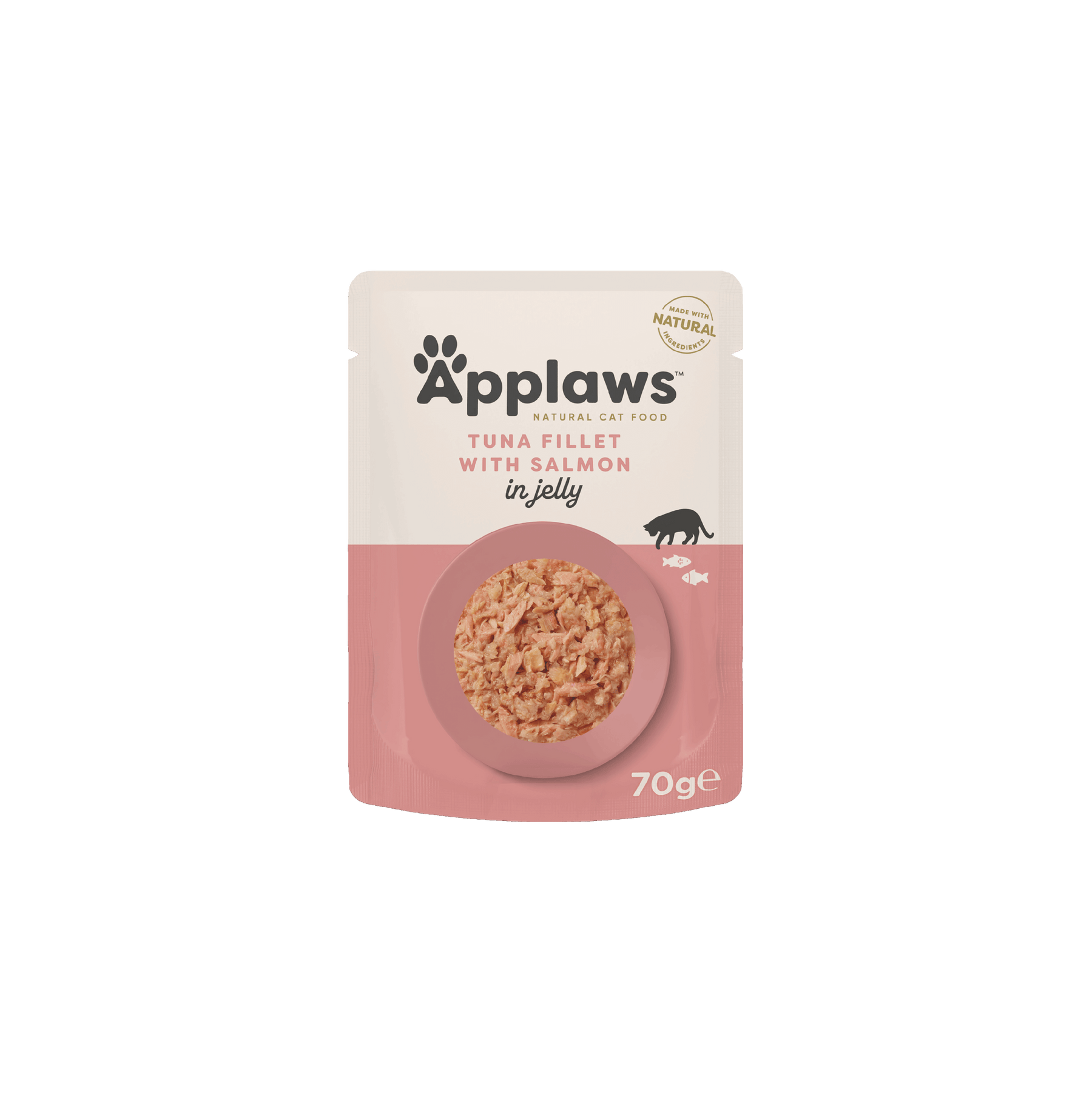 Applaws Kissa tonnikala & lohi Jelly annospussi 16 x 70 g