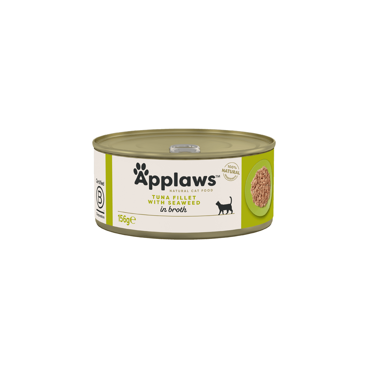 Applaws Kissa Tonnikala & Merilevä purkki 70 g MAISTELUPAKKAUS