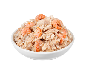 PrimaCat Fillets Tonnikala-lohi & tonnikala-katkarapu hyytelössä kissoille 4 x 50 g