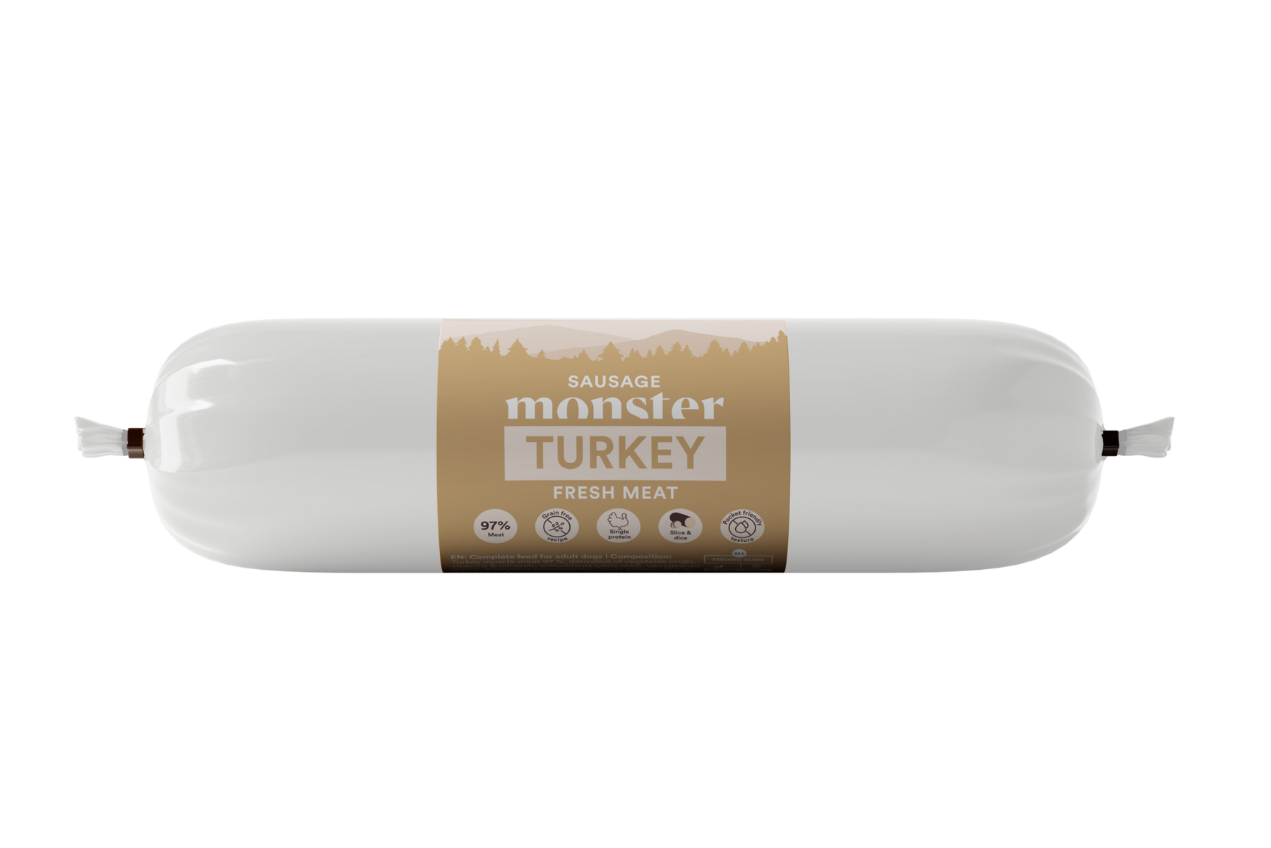 Monster Dog Turkey Sausage 400 g