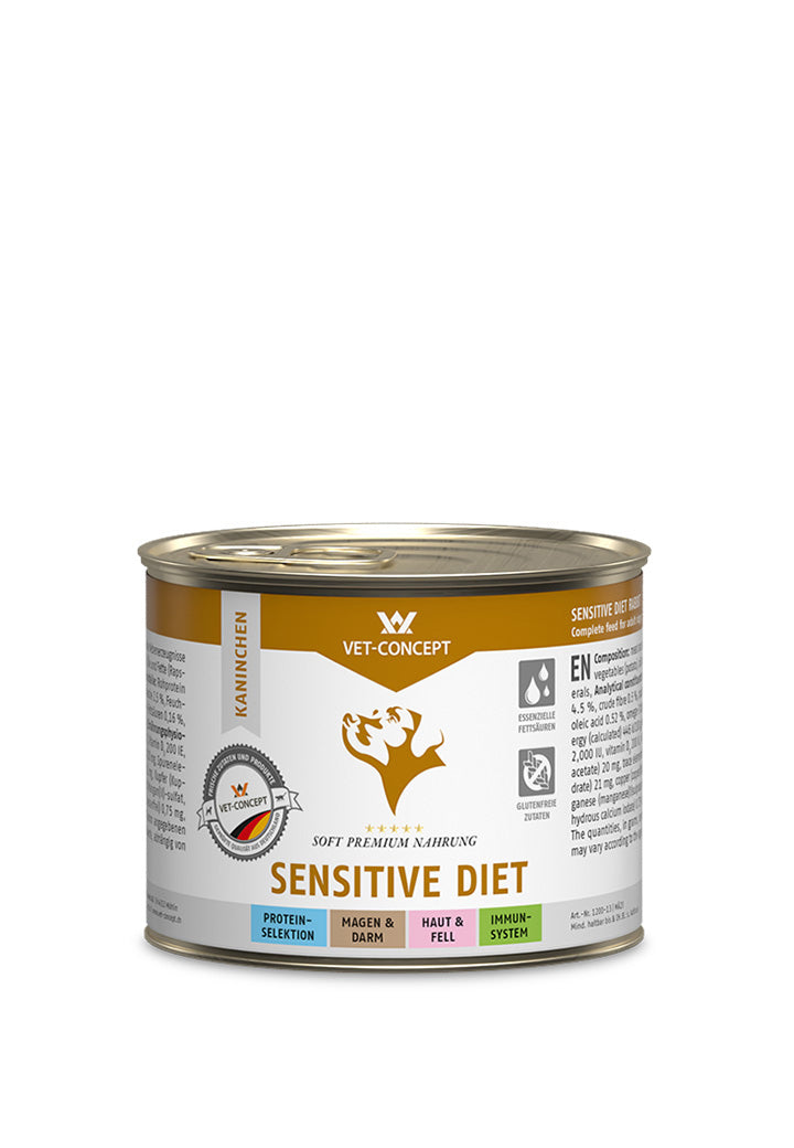Vet Concept Koiramenu Kaninchen Kani 6 x 200 g