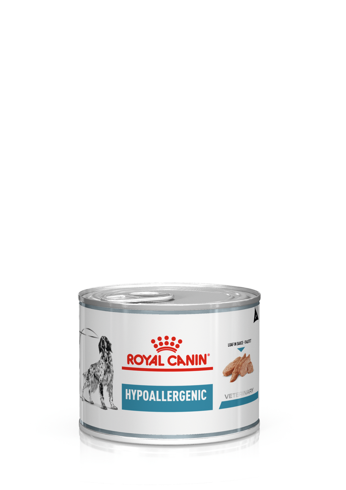 Royal Canin Veterinary Diets Derma Hypoallergenic Loaf säilykepurkki koiran märkäruoka 400 g MAISTELUPAKKAUS