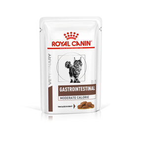 Royal Canin Veterinary Diets Gastrointestinal Moderate Calorie Slices In Gravy kissan märkäruoka 12 x 85 g