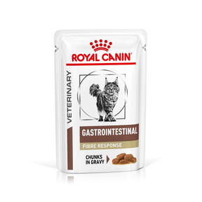 Royal Canin Veterinary Diets Gastrointestinal Fibre Response Chunks in Gravy Pouch kissan märkäruoka 12 x 85 g