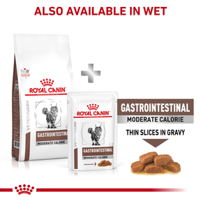 Royal Canin Veterinary Diets Gastrointestinal Moderate Calorie kissan kuivaruoka 2 kg
