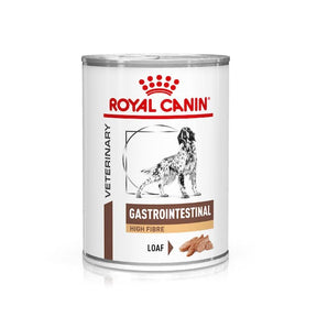 Royal Canin Veterinary Diets Gastrointestinal High Fibre Loaf säilykepurkki koiran märkäruoka 410 g MAISTELUPAKKAUS