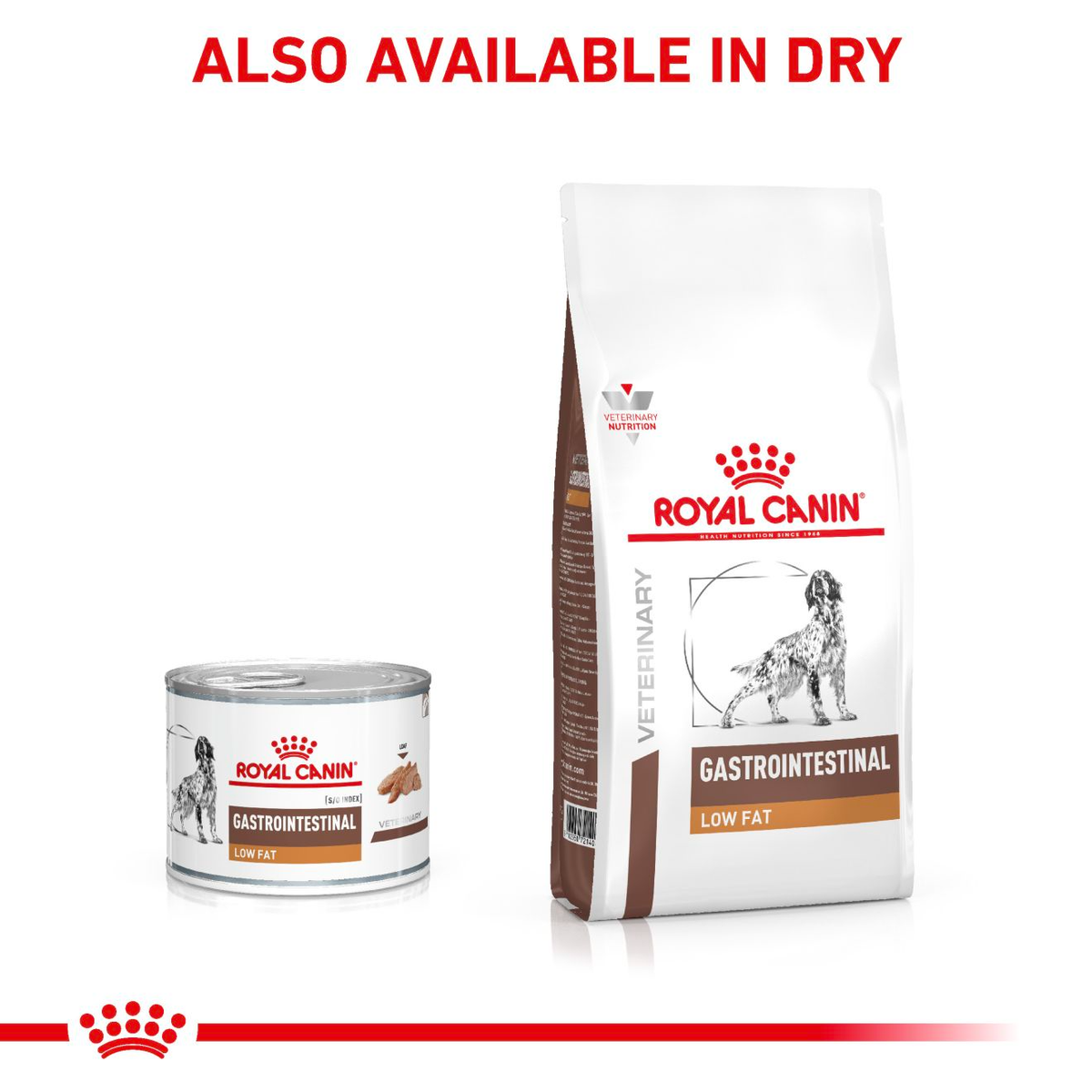 Royal Canin Veterinary Diets Gastrointestinal Low Fat Loaf säilykepurkki koiran märkäruoka 200 g MAISTELUPAKKAUS