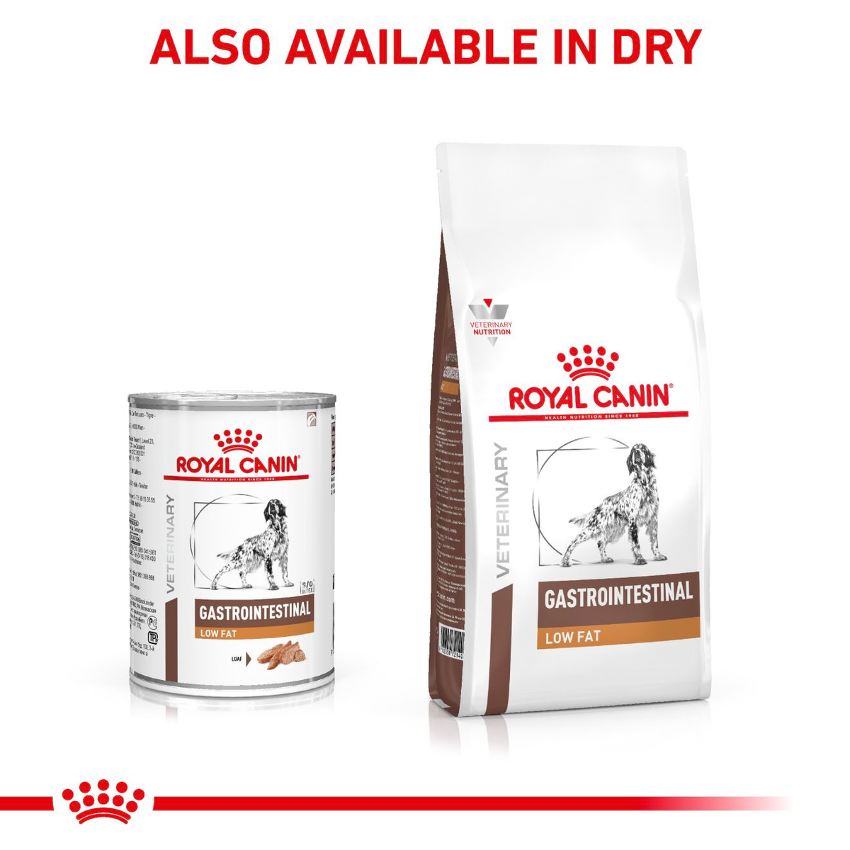 Royal Canin Veterinary Diets Gastrointestinal Low Fat Loaf säilykepurkki koiran märkäruoka 200 g MAISTELUPAKKAUS
