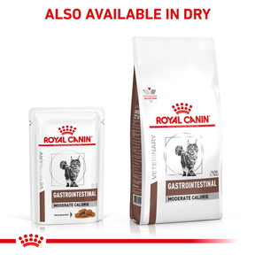 Royal Canin Veterinary Diets Gastrointestinal Moderate Calorie Slices In Gravy kissan märkäruoka 12 x 85 g