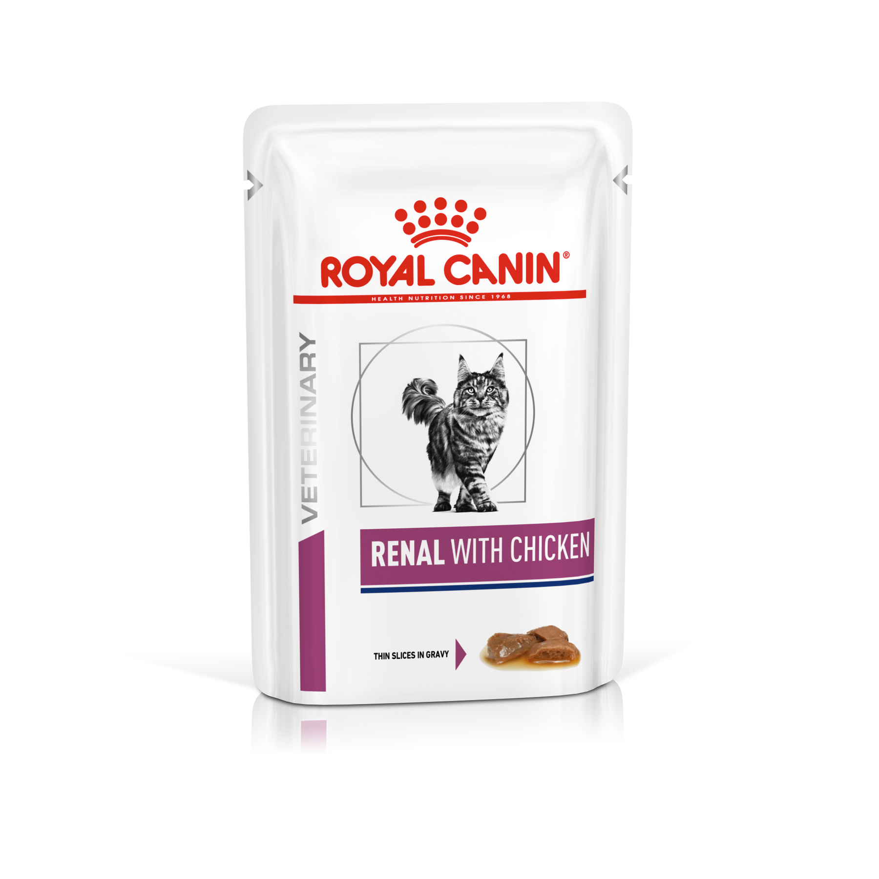 Royal Canin Veterinary Diets Renal Chicken kissan märkäruoka 12 x 85 g