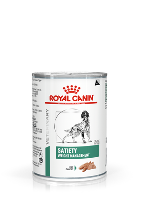 Royal Canin Veterinary Diets Weight Management Satiety Loaf säilykepurkki koiran märkäruoka 410 g MAISTELUPAKKAUS