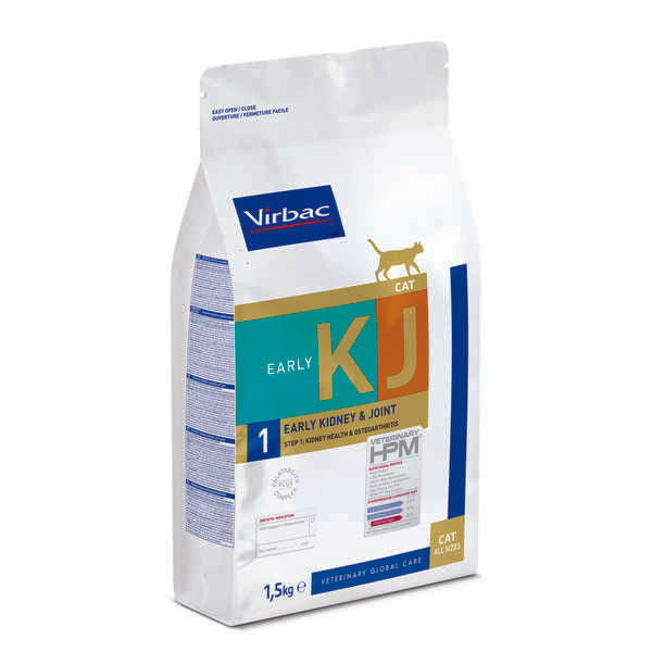 Virbac Veterinary HPM Early Kidney & Joint KJ1 kissalle 3 kg