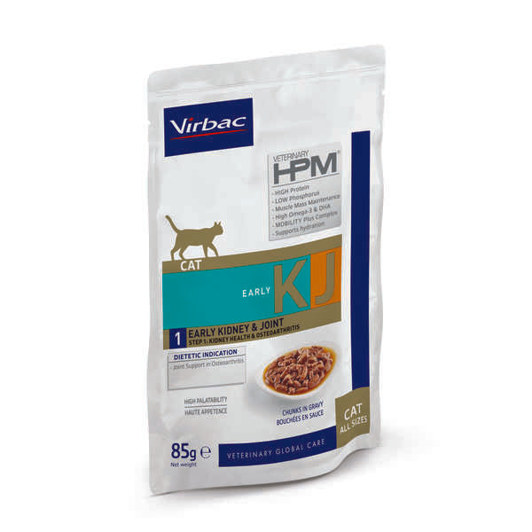 Virbac Veterinary HPM Early Kidney & Joint KJ1 kissalle 12 x 85g