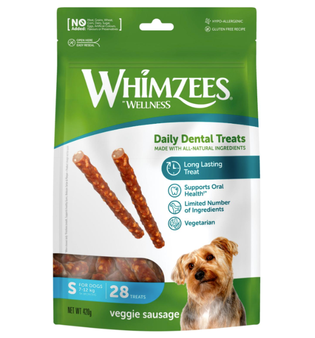 Whimzees kasvismakkara S 28 kpl