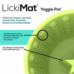 Lickimat Yoggie Pot aktivointikuppi koiralle pinkki