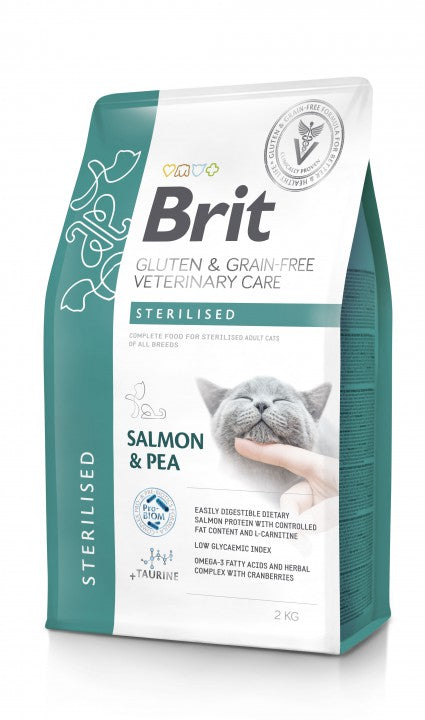 Brit Sterilised Salmon & Pea kissalle 2 kg