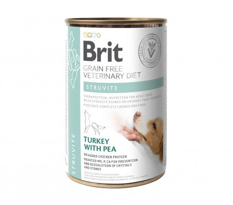 Brit Veterinary Diet Struvite Turkey with Pea koiralle 400 g MAISTELUPAKKAUS