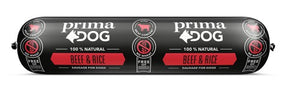 PrimaDog Nauta-riisi makkara koirille 800 g