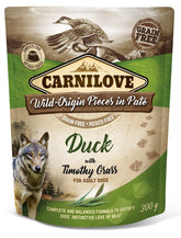 Carnilove Duck with Timothy Grass Paté for Adult koirille 300 g