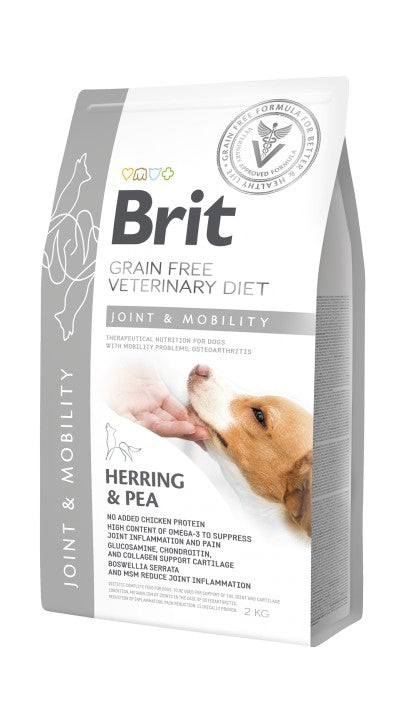Brit Veterinary Diet Joint & Mobility Herring & Pea koiralle