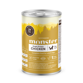 Monster Dog Adult Single Protein Chicken koiralle 400 g MAISTELUPAKKAUS