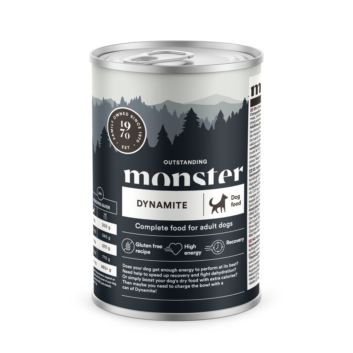 Monster Dog Adult Dynamite Chicken koiralle 6 x 400 g