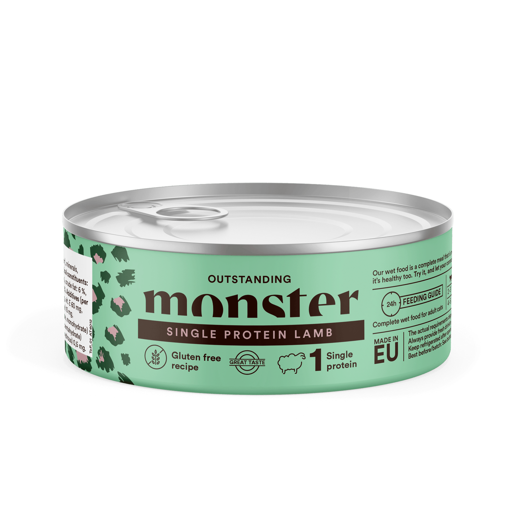 Monster Cat Adult Single Protein Lamb kissalle 100 g MAISTELUPAKKAUS