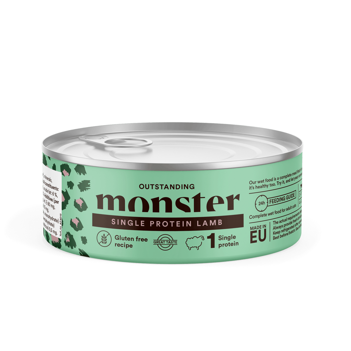 Monster Cat Adult Single Protein Lamb kissalle 12 x 100 g