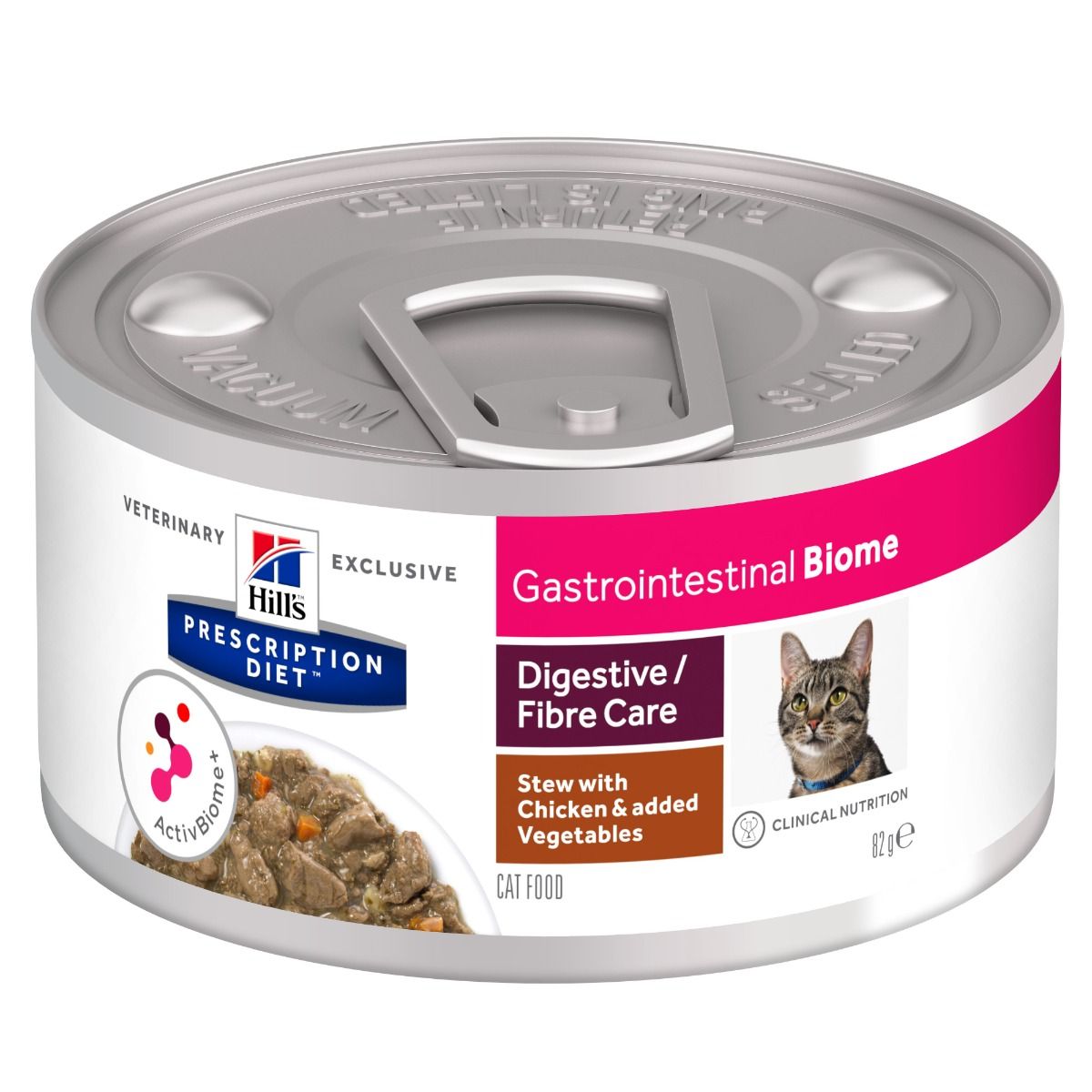 Hill's Gastrointestinal Biome Digestive with Chicken & Vegetables muhennos kissalle 82 g MAISTELUPAKKAUS