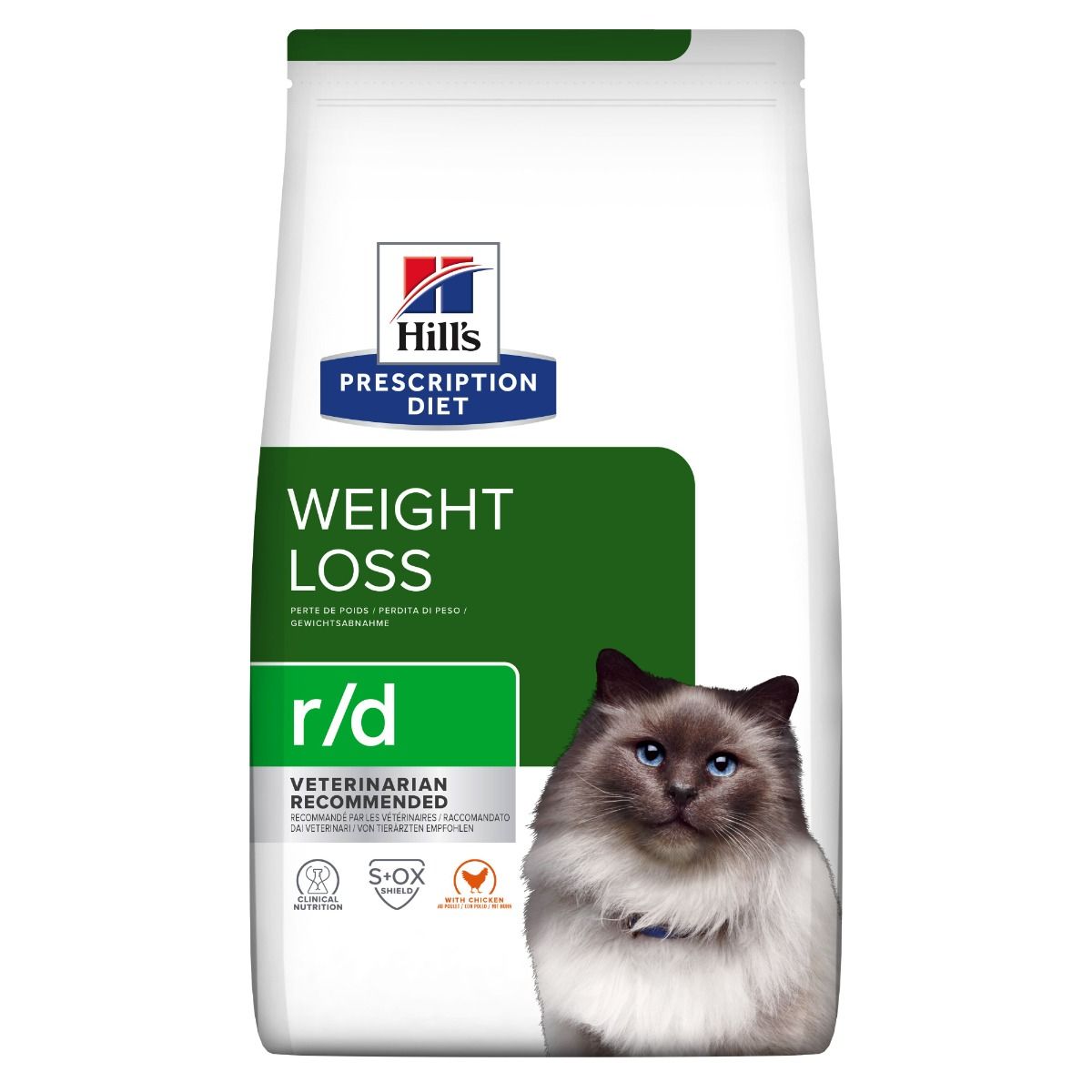 Hill's r/d Weight Loss with Chicken kissalle 1,5 kg