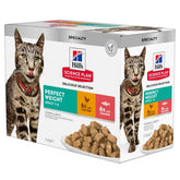 Hill's SP Perfect Weight Adult Multipack with Chicken & Salmon kissalle 12 x 85 g