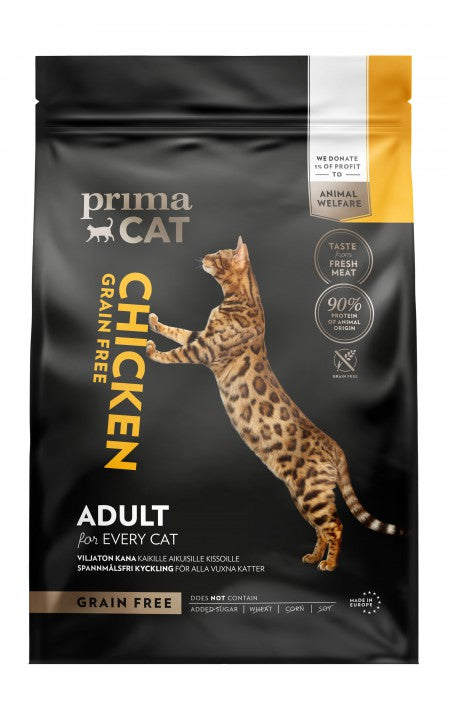 PrimaCat Viljaton Kana aikuisille kissoille 4 kg