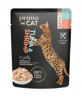 PrimaCat Fillets Tonnikalaa ja katkarapua hyytelössä kissoille 24 x 50 g