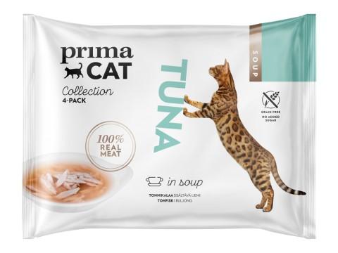 PrimaCat Soup Tonnikalaa liemessä kissalle 4 x 40 g PÄIVÄYSTARJOUS