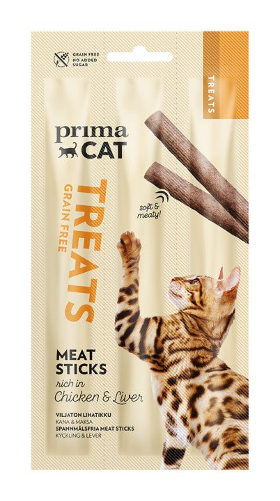 PrimaCat Meat Sticks Kana & maksa 15 g