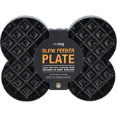 LickiMat Slow Feeder Plate aktivointikuppi musta 35 x 26 x 3 cm