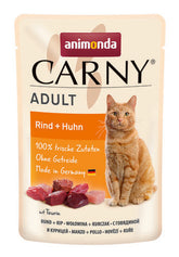 Animonda Carny Adult nauta & kana kissalle 85 g MAISTELUPAKKAUS