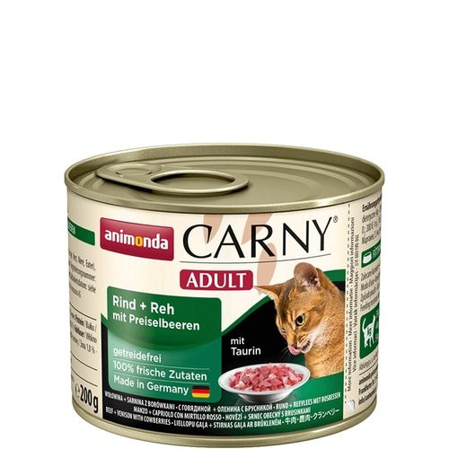 Animonda Carny Adult nauta & kauris kissalle 200 g MAISTELUPAKKAUS