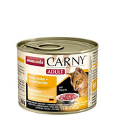 Animonda Carny Adult nauta, kana & ankan sydän kissalle 6 x 200 g