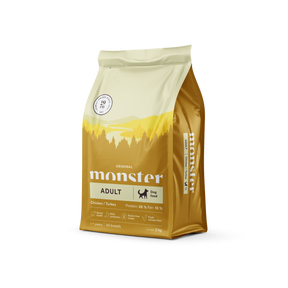 Monster Dog Original Adult Chicken-Turkey koiralle
