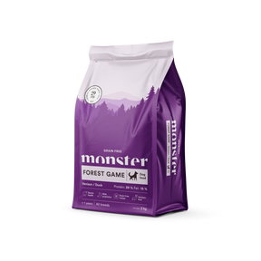 Monster Dog Grain Free Forest Game Venison-Duck koiralle 2 kg