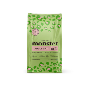 Monster Cat Grain Free Adult Turkey-Chicken kissalle