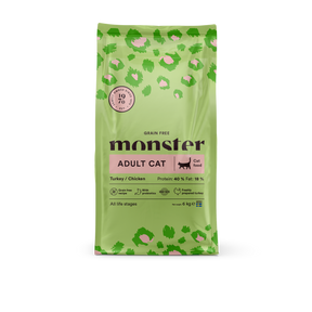 Monster Cat Grain Free Adult Turkey-Chicken kissalle 6 kg