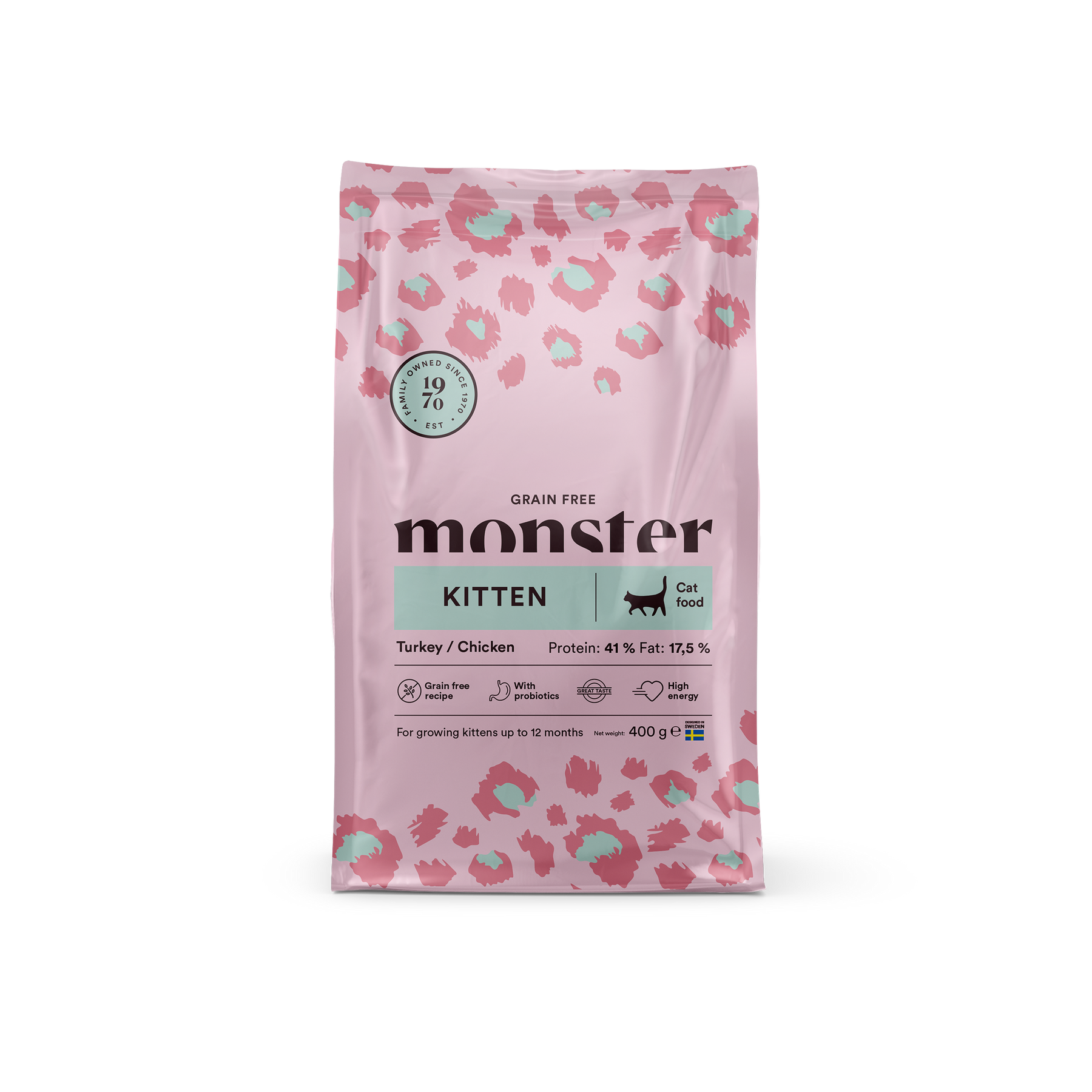 Monster Cat Grain Free Kitten Turkey-Chicken kissalle