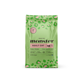 Monster Cat Grain Free Adult Turkey-Chicken kissalle 2 kg