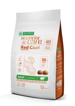 Nature's Protection Superior Care Red Coat Adult Small Breed lammas koiralle 10 kg